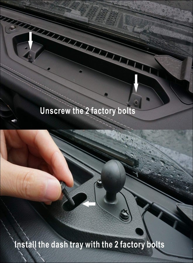 Voswitch JL201 Phone Mount Pack for Jeep Wrangler JL JLU 2018 to 2023 and Gladiator 2020 to 2023 - Image 5